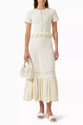 Sandro Arianna Ruffle Cardigan