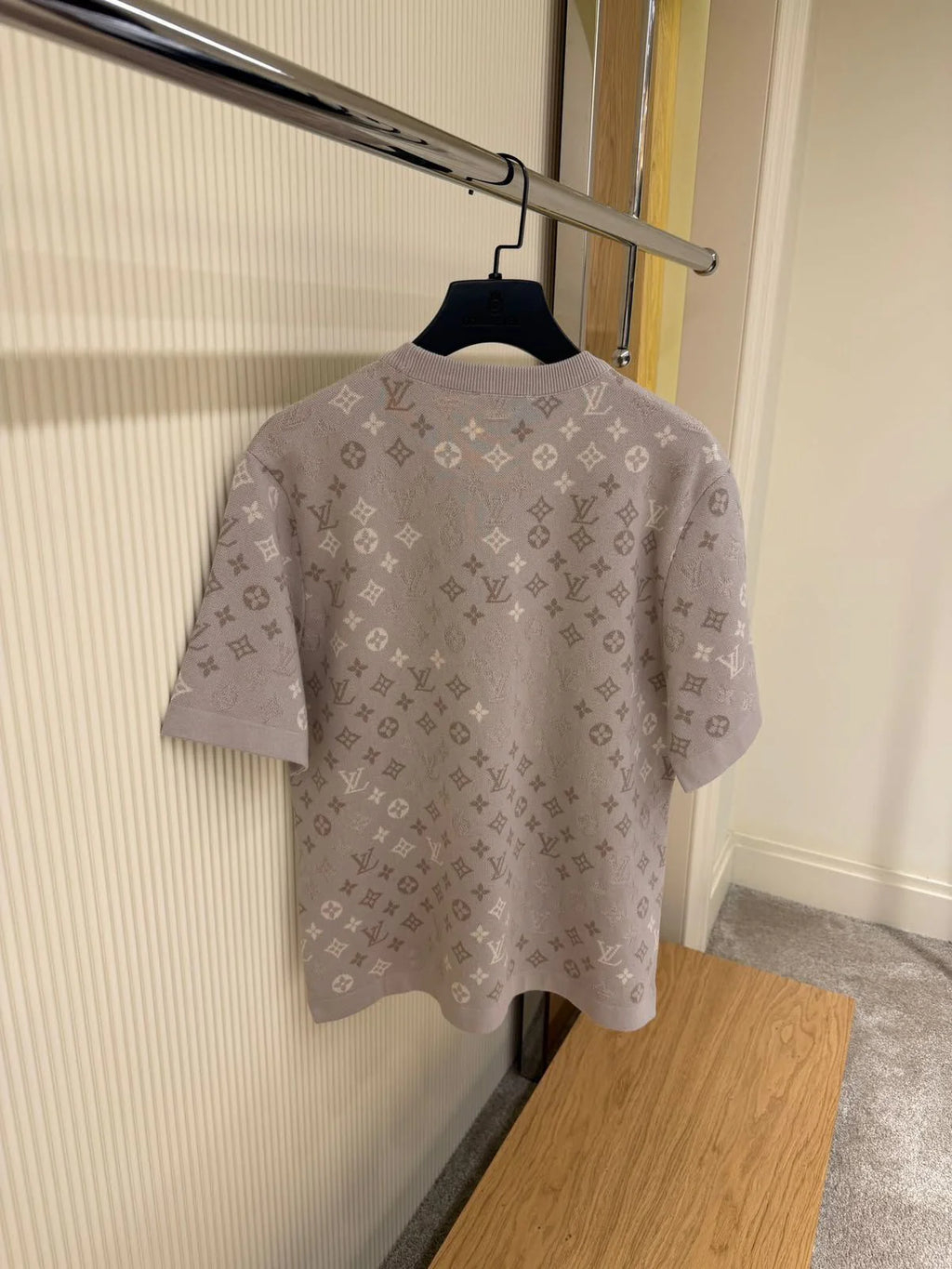 Lv Monogram Short-Sleeved Crewneck