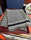 Dior Oblique Short Fringe Scarf