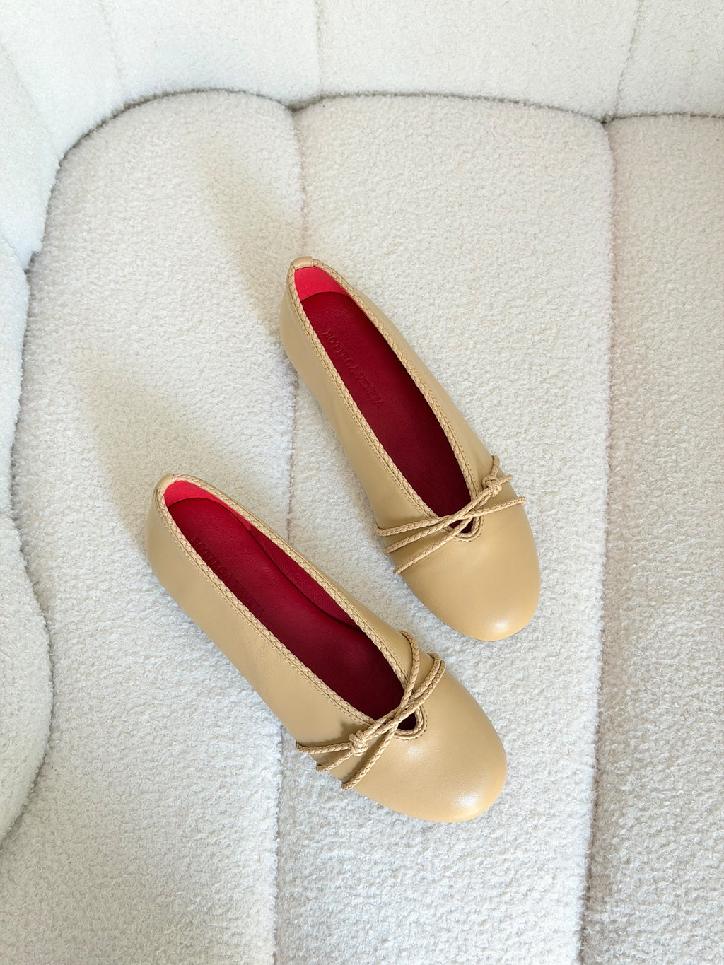 Bottega Veneta Rosa Ballerina Flats