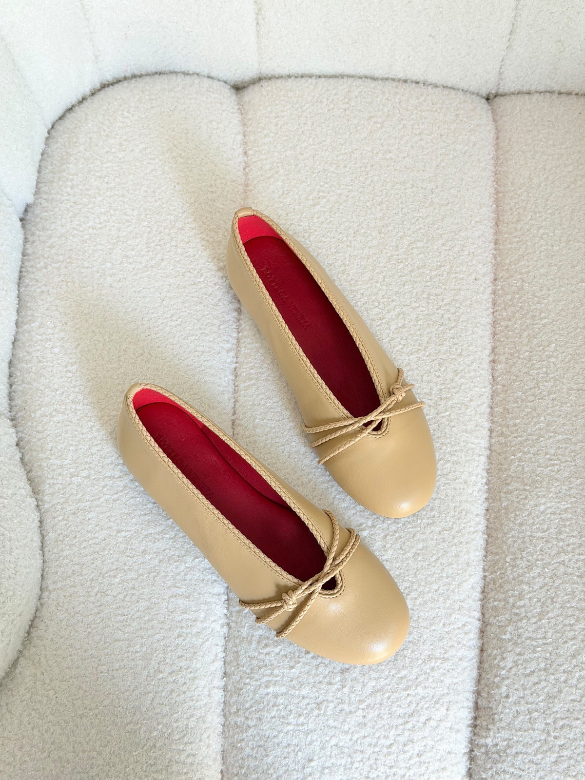 Bottega Veneta Rosa Ballerina Flats