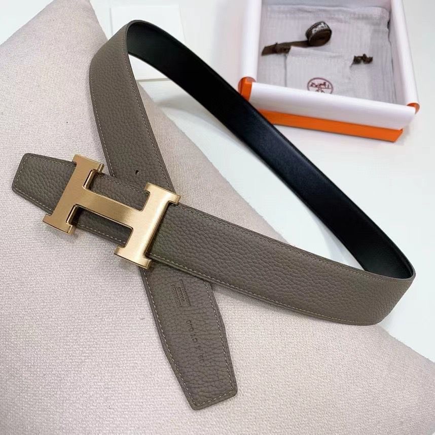 Hermès – Tube H belt buckle & Reversible leather strap 38 mm