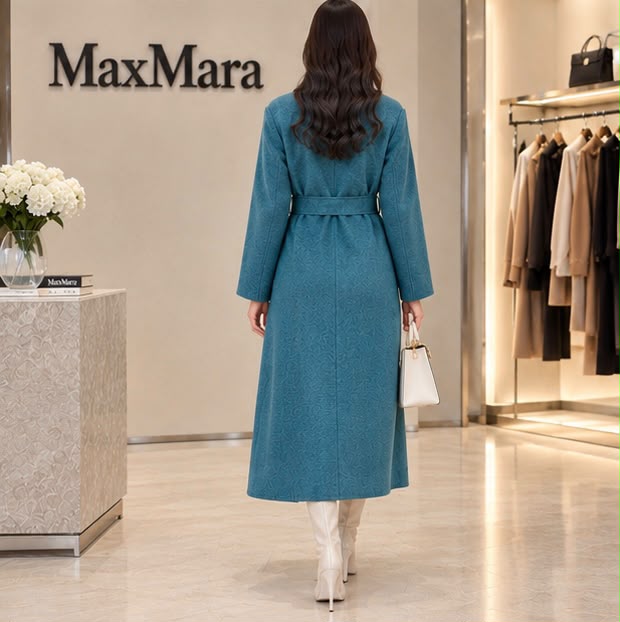 Max Mara Long Lapel Coat