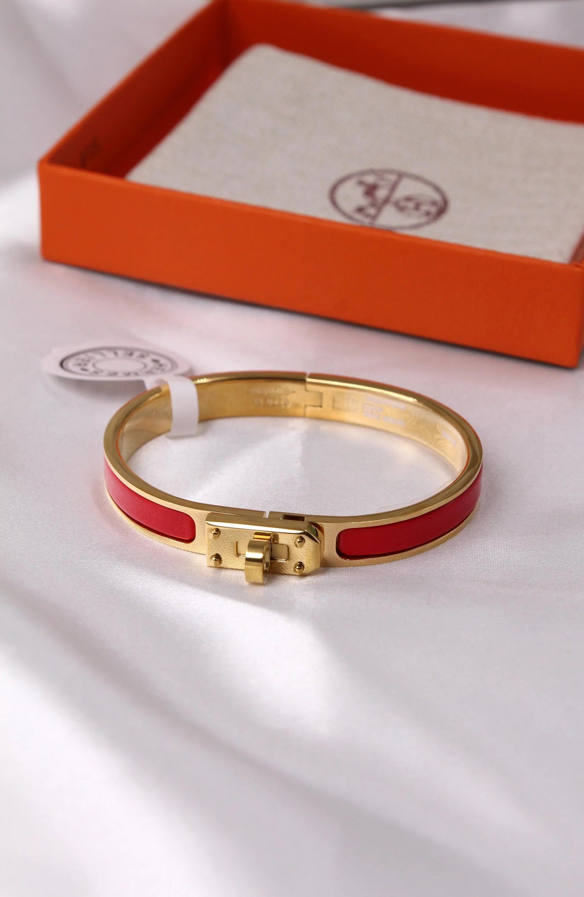 Hermes Brazalete Mini Clic Kelly (17cm)