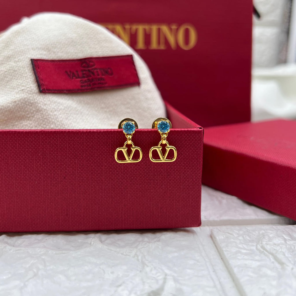 Valentino Garavani VLogo Signature Drop Earrings
