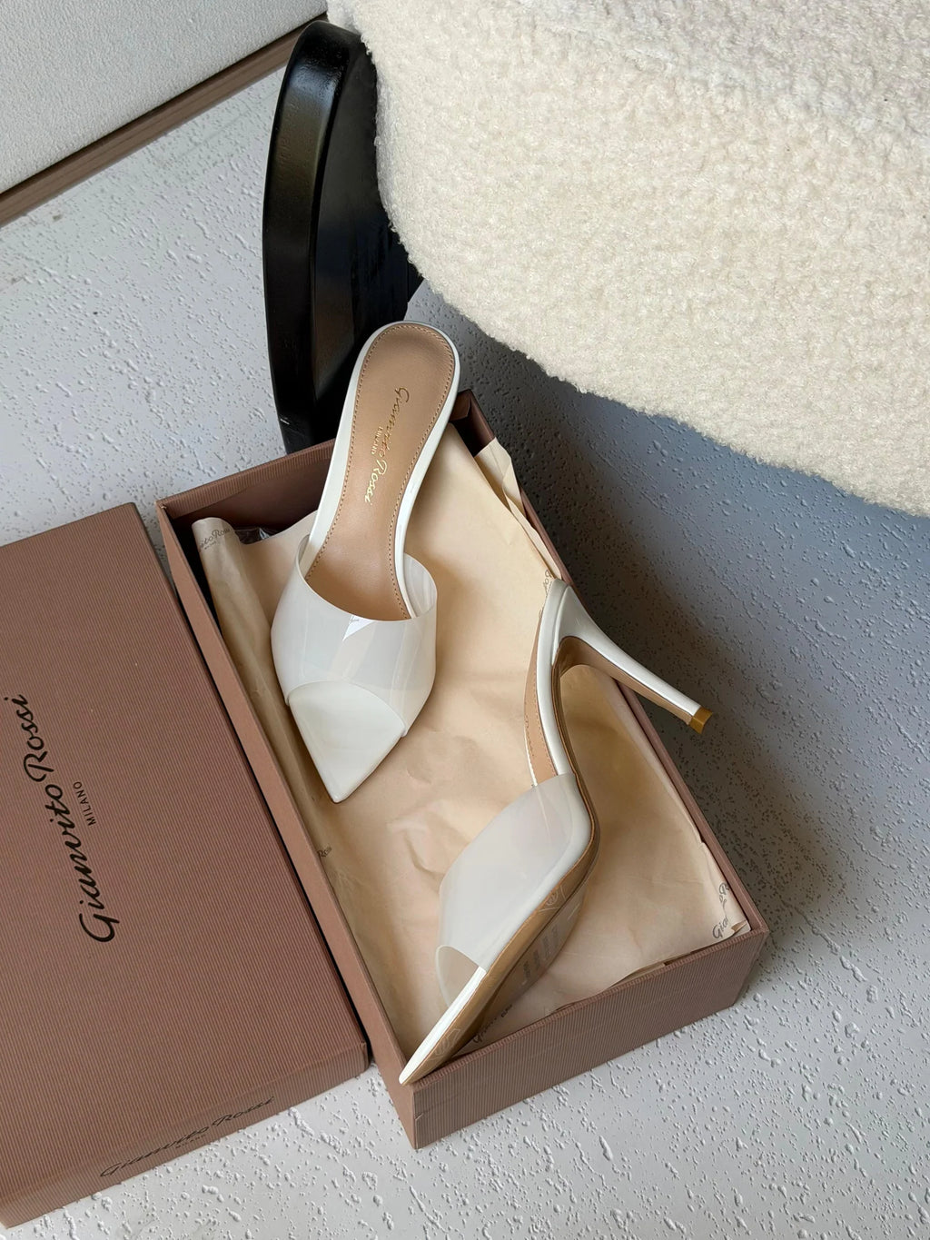 Gianvito Rossi Ellle 55 Mules