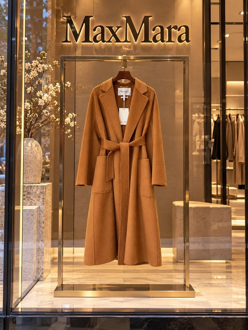 Max Mara Classic Belted Wool Coat
