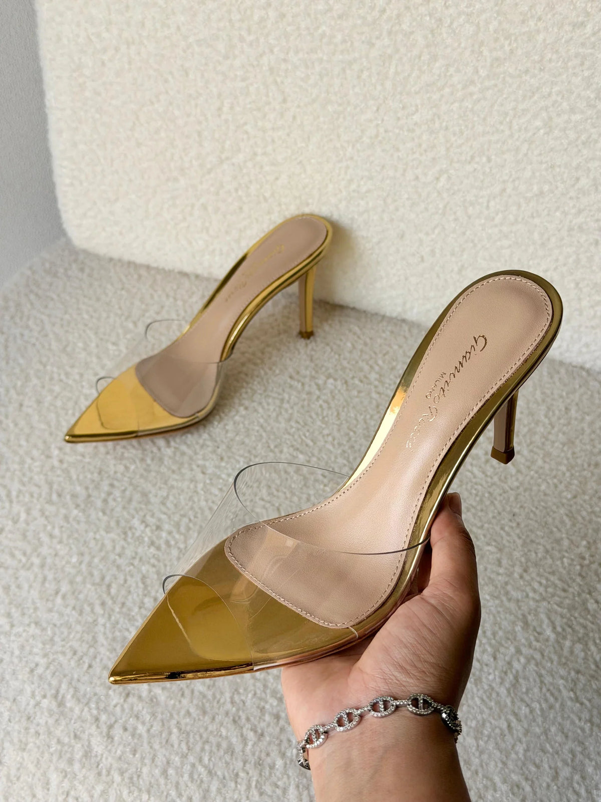 Gianvito Rossi Ellle 105 Mules