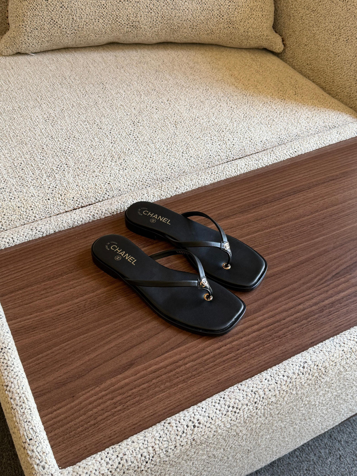 Chanel Flat Thong Sandals
