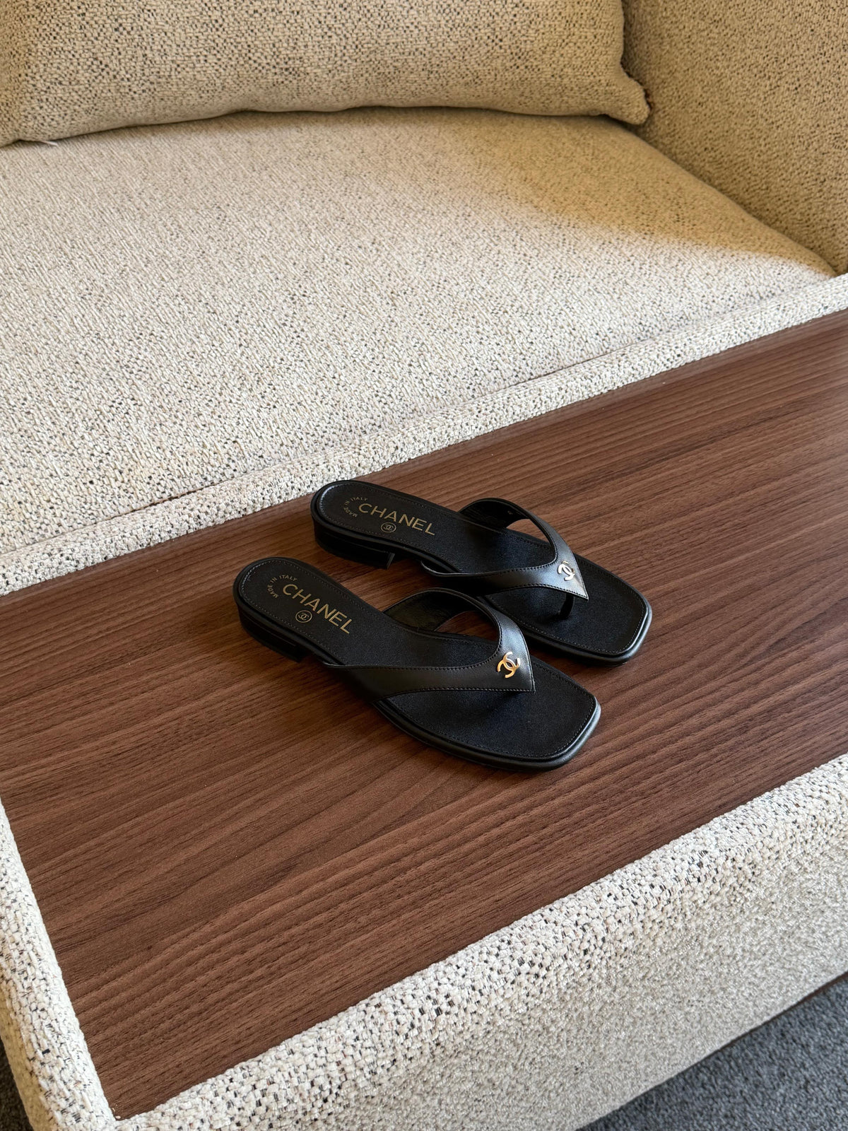 Chanel Flat Thong Sandals