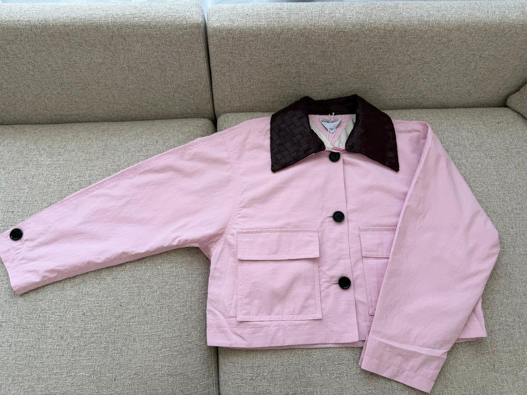 Bottega Veneta Pink Canvas Jacket