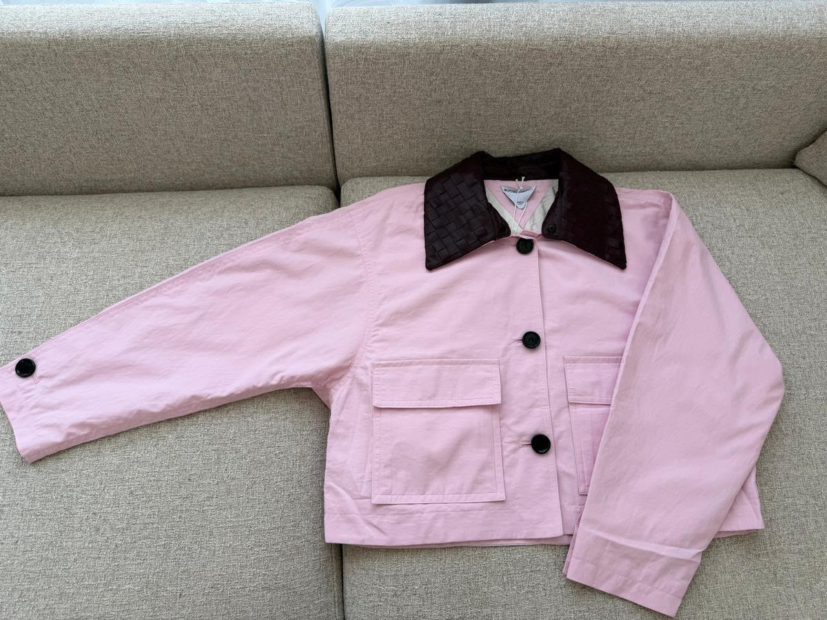 Bottega Veneta Pink Canvas Jacket