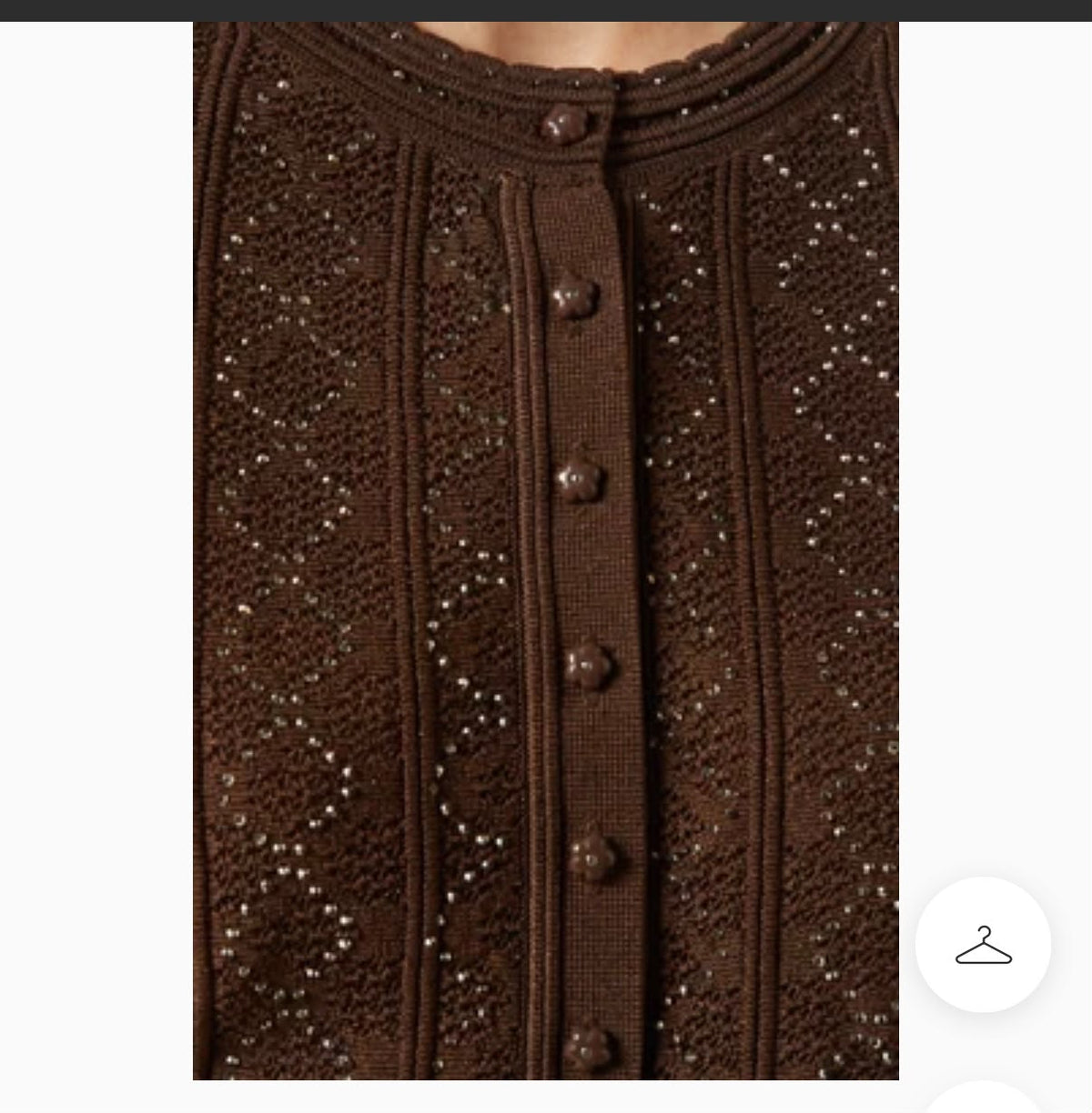 Cucinelli Monili-Embellished Open-Knit Cardigan