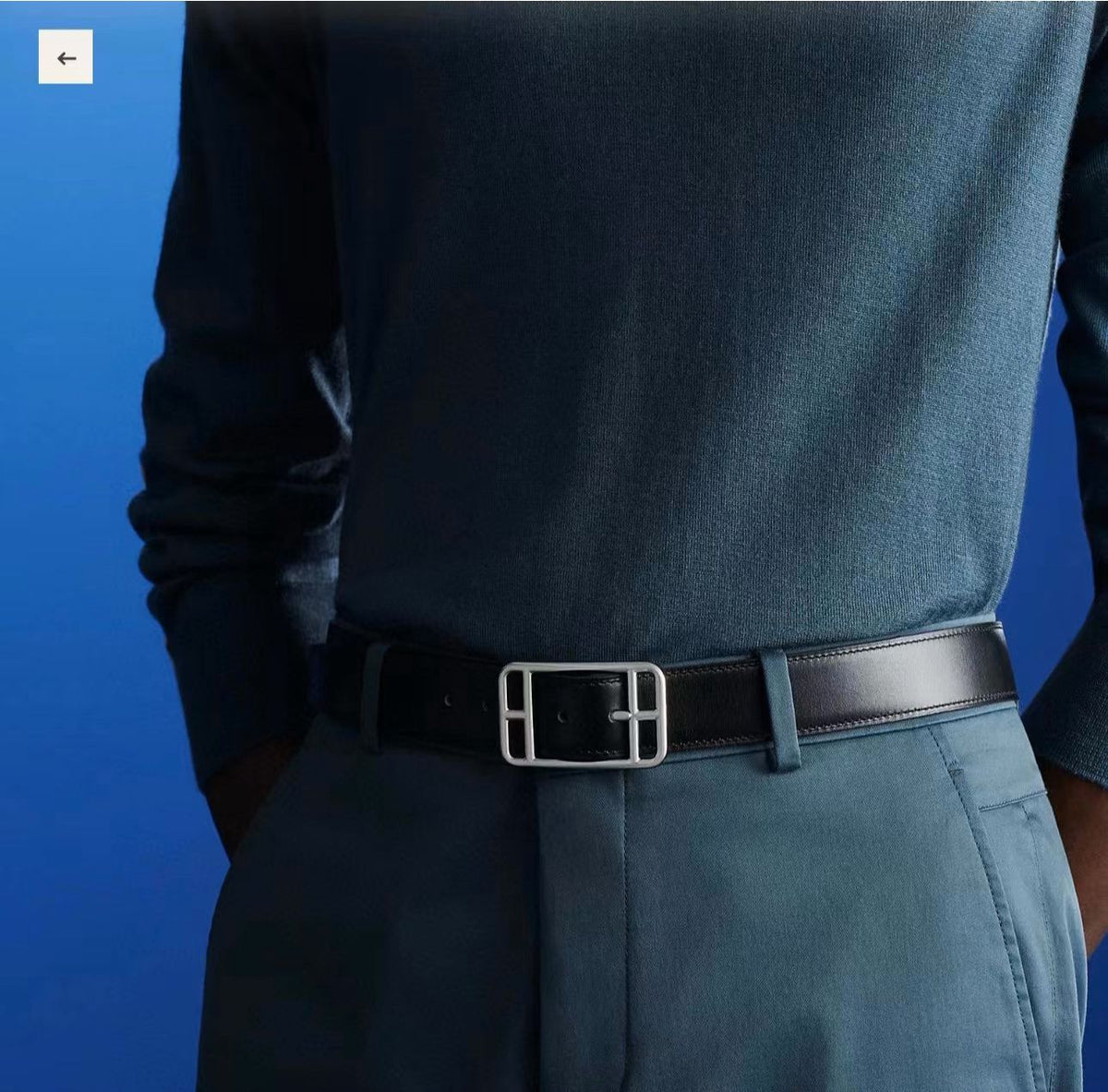 Hermès – Royal belt buckle & Reversible leather