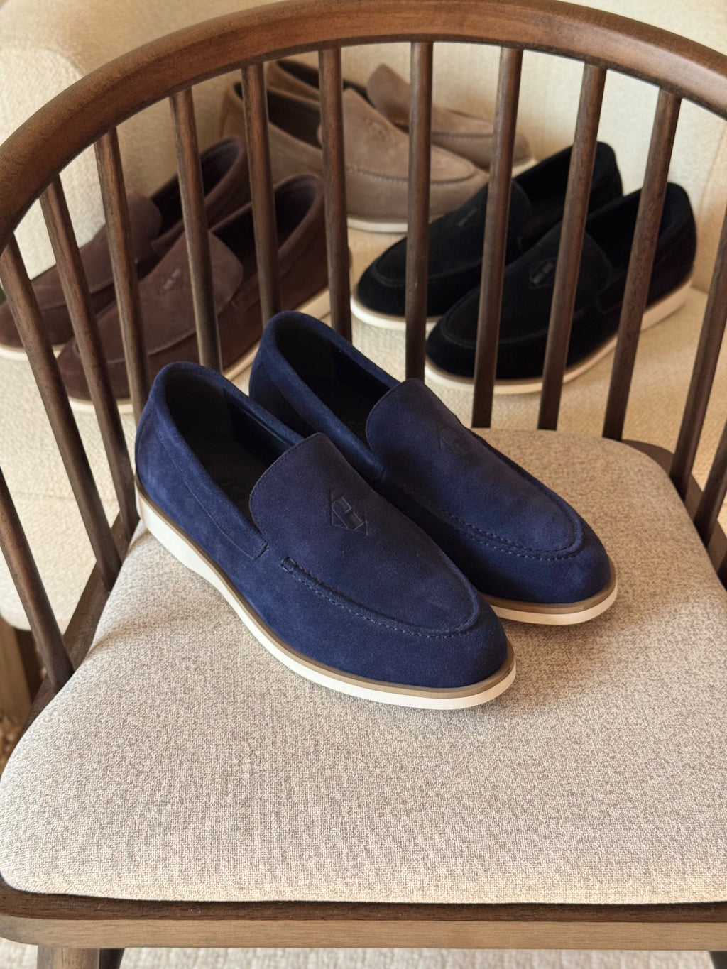 Hermès Men's Suede Loafers