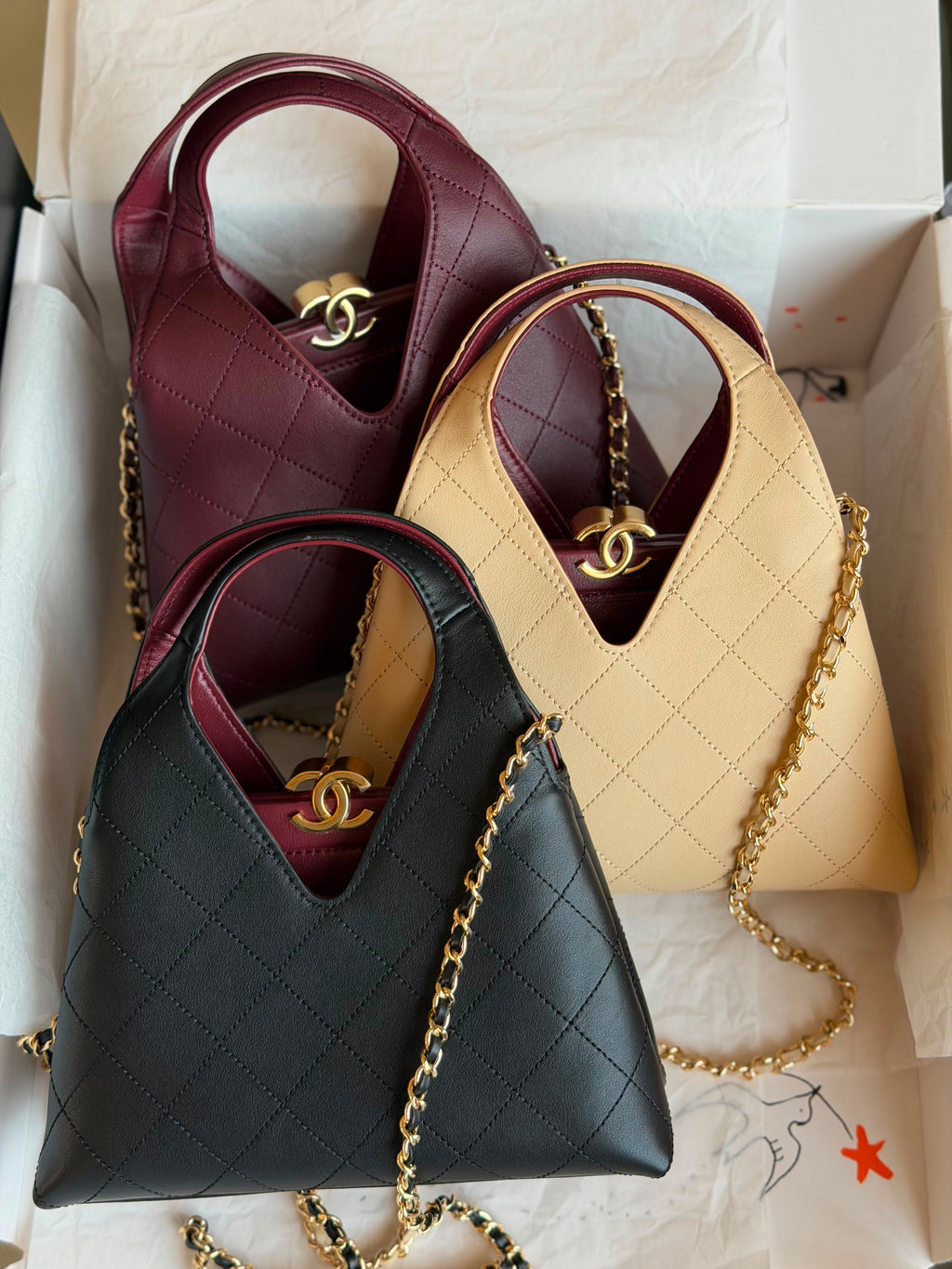 Chanel Quilted Handle Bag