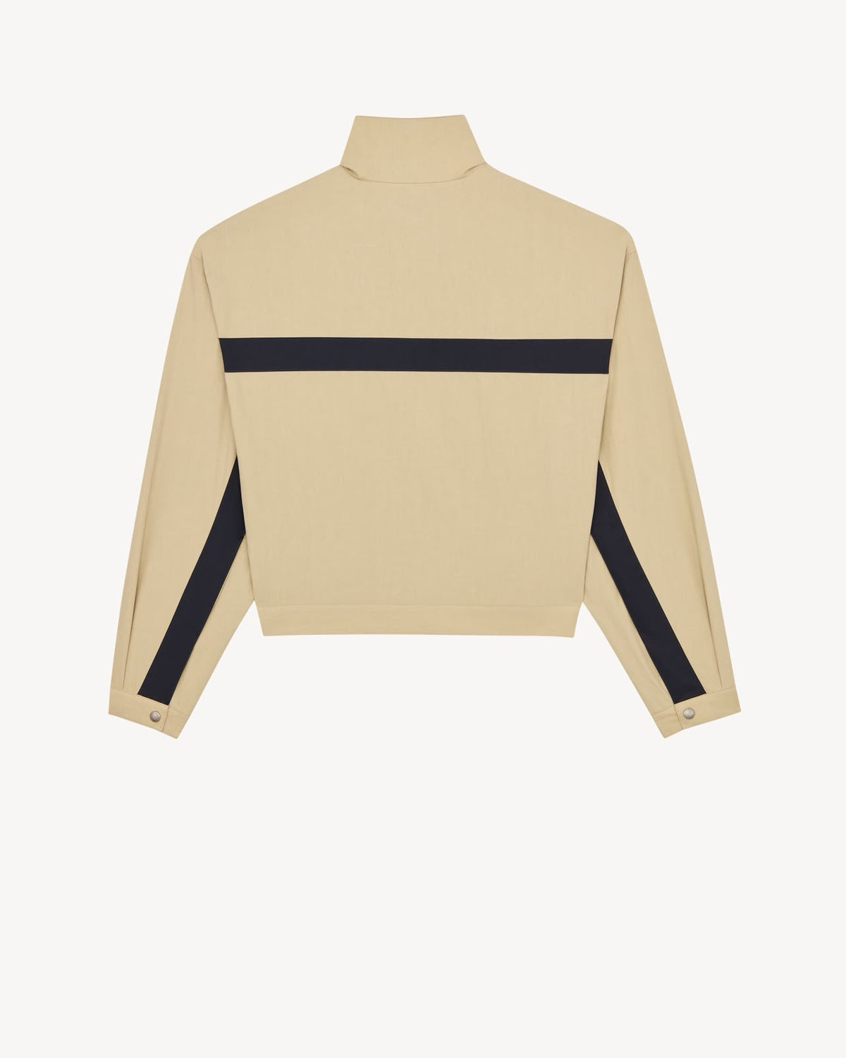 Saint Laurent — Contrast Stripe Zip-Up Track Jacket