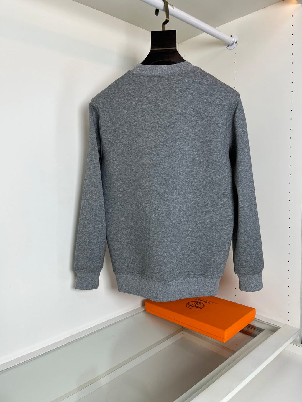 HERMES Abstract Graphic Crew Neck Sweatshirt