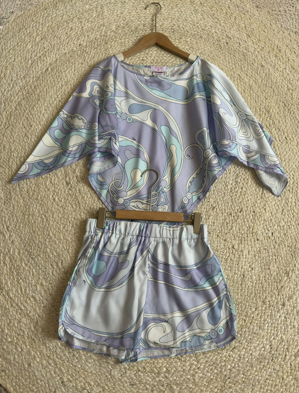 PUCCI Printed Top and Shorts Set