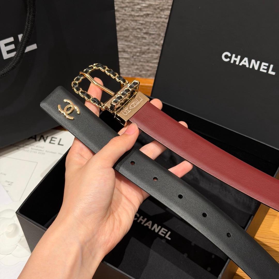 CHANEL — Chain Buckle Belt