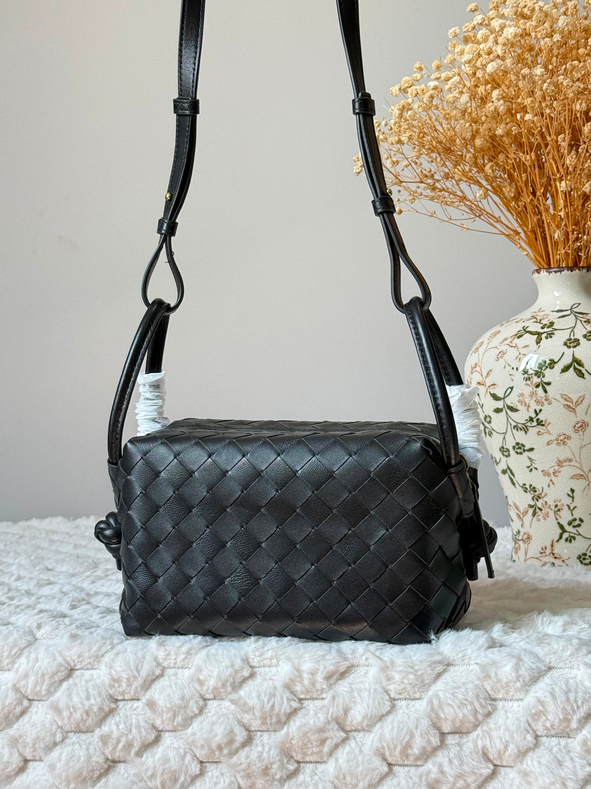 Bottega Veneta Intrecciato Woven Camera / Crossbody Bag
