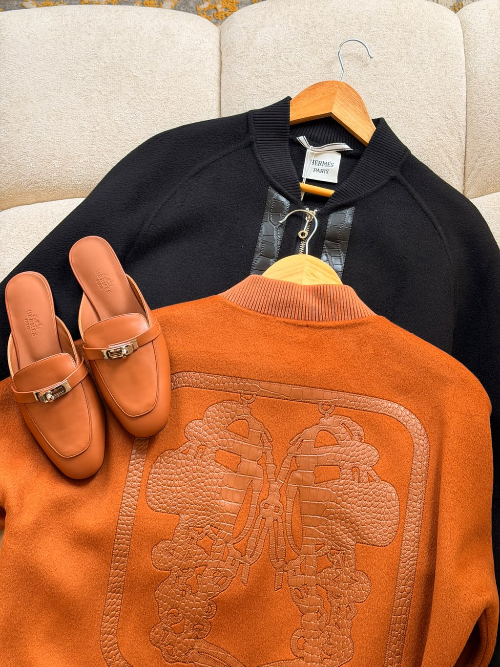 Hermès — Étriers Bomber Jacket
