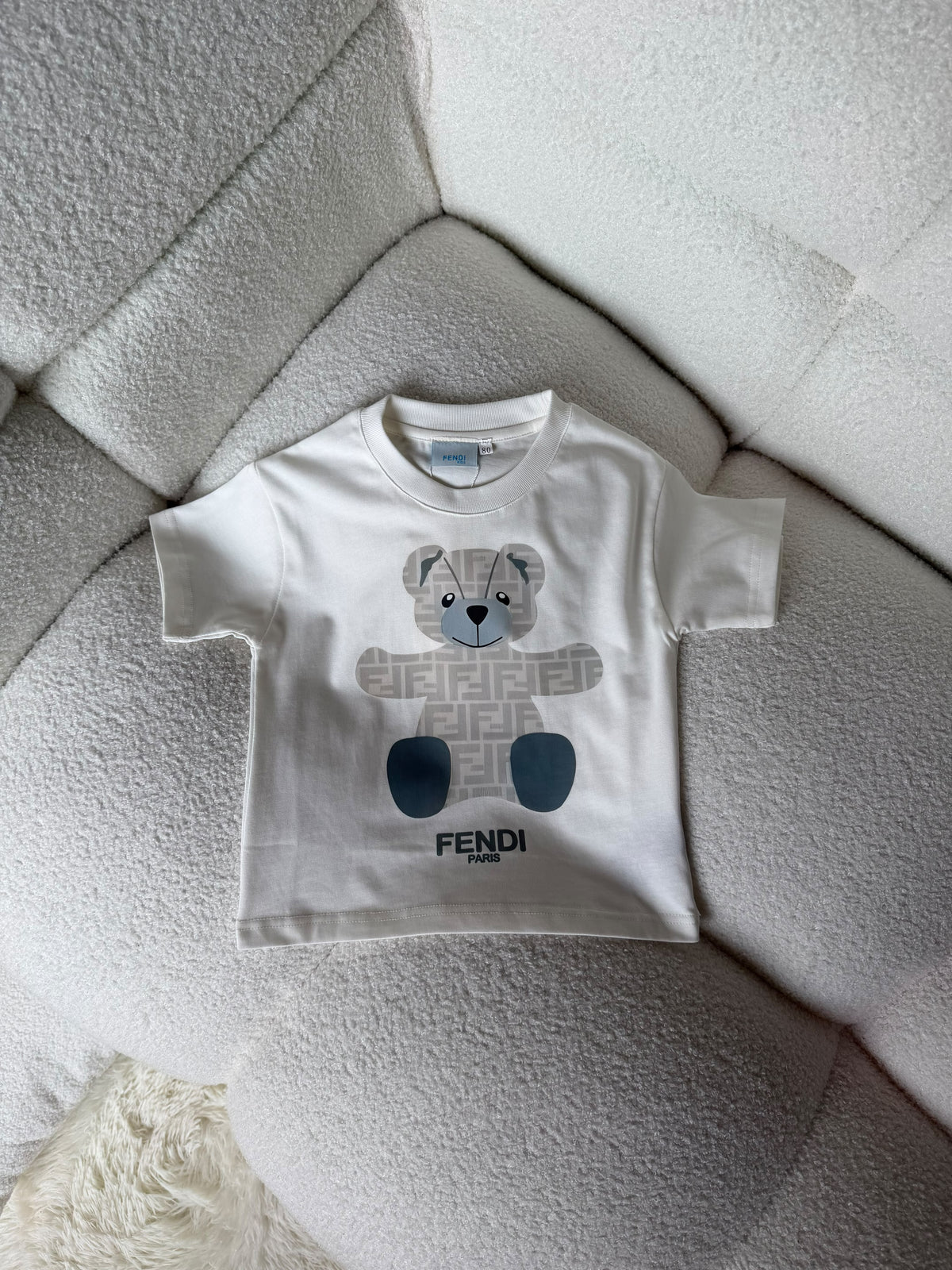Fendi Kids FF Bear Tee