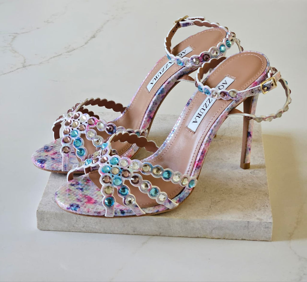 Aquazzura Tequila Crystal-Embellished
