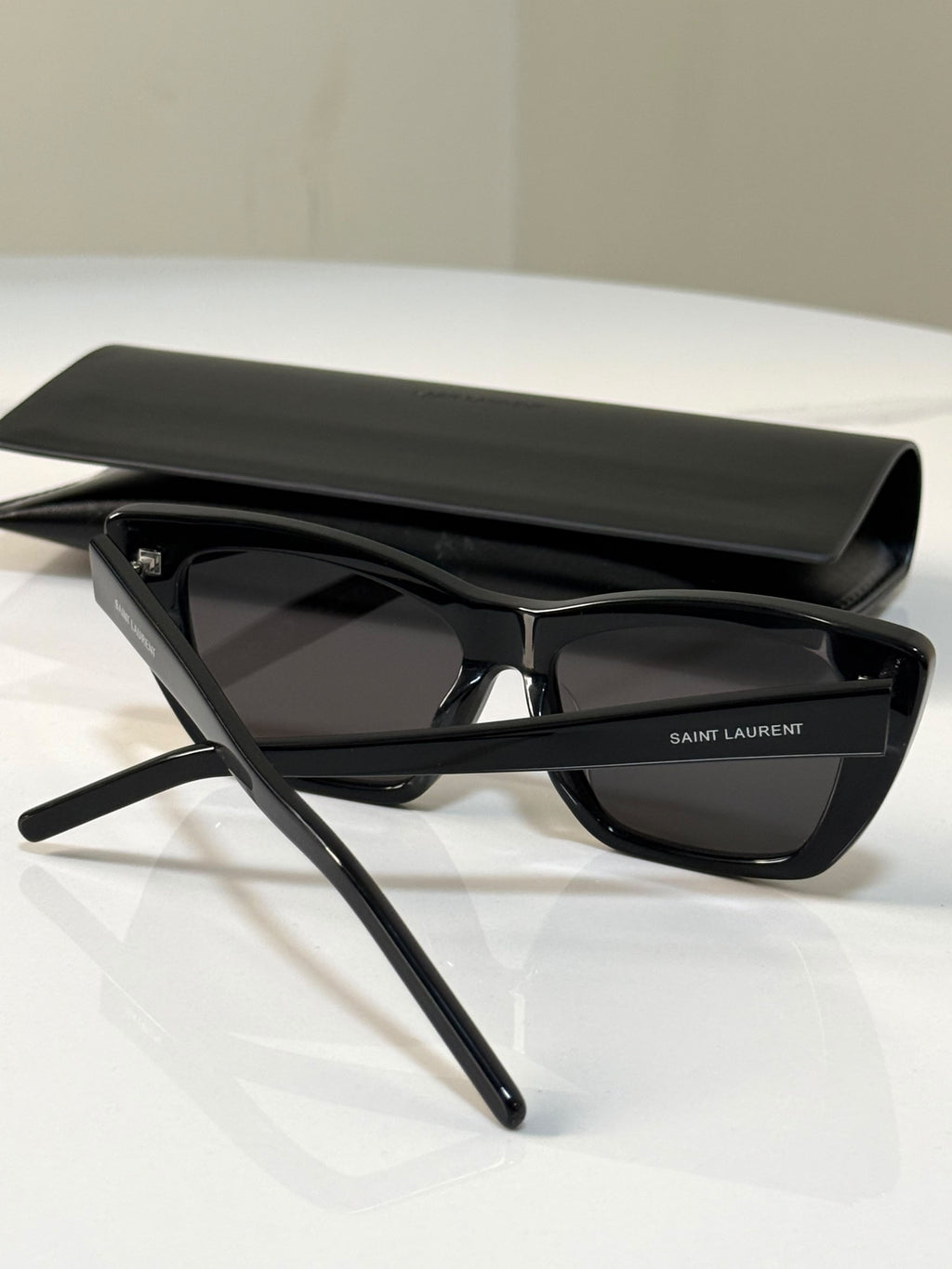 Saint Laurent Cat-Eye Luxury Sunglasses with Case