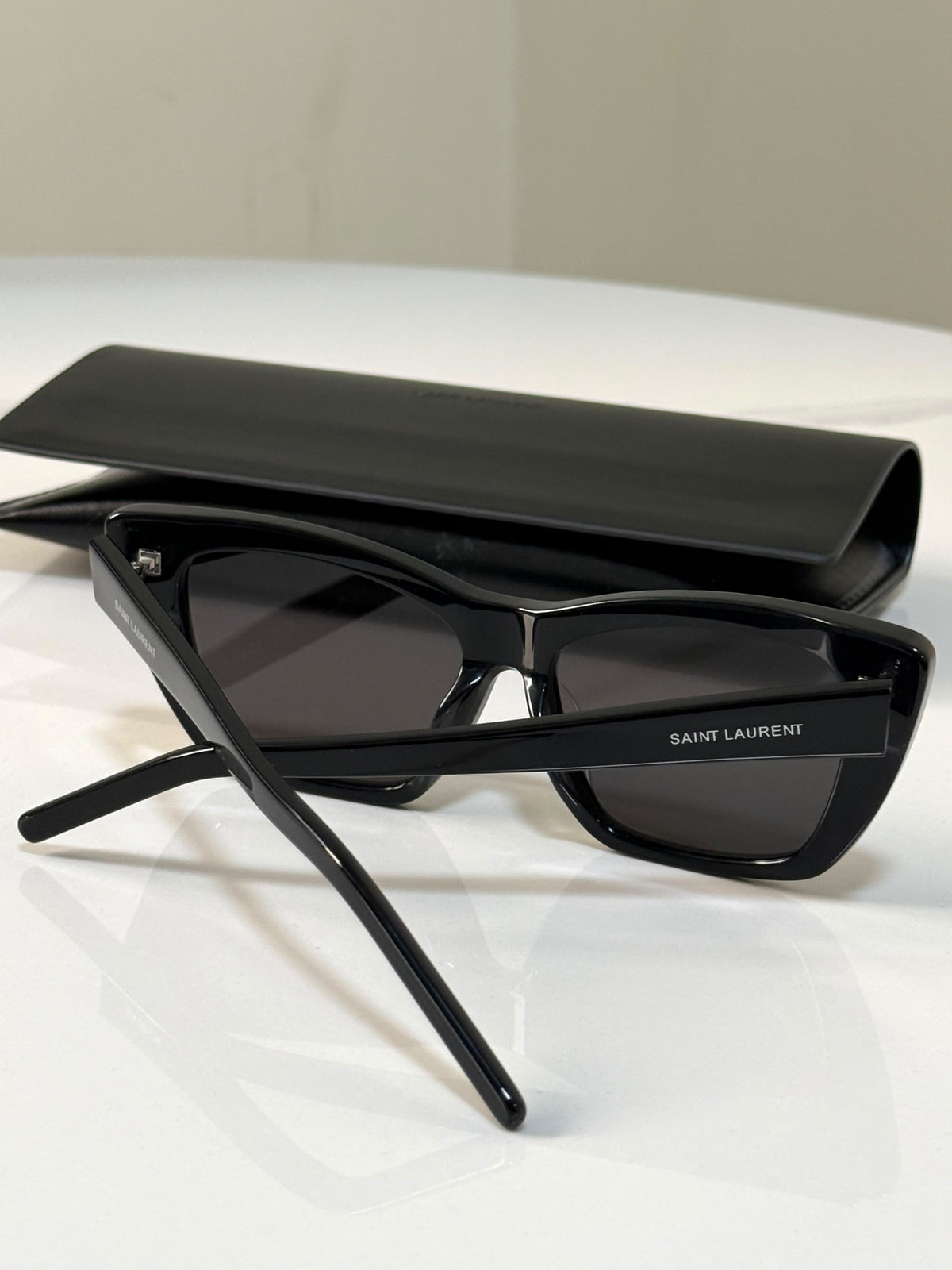 Saint Laurent Cat-Eye Luxury Sunglasses with Case