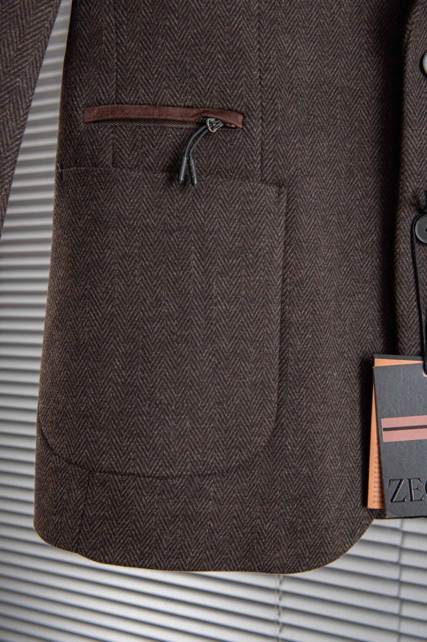 ZEGNA Herringbone Blazer