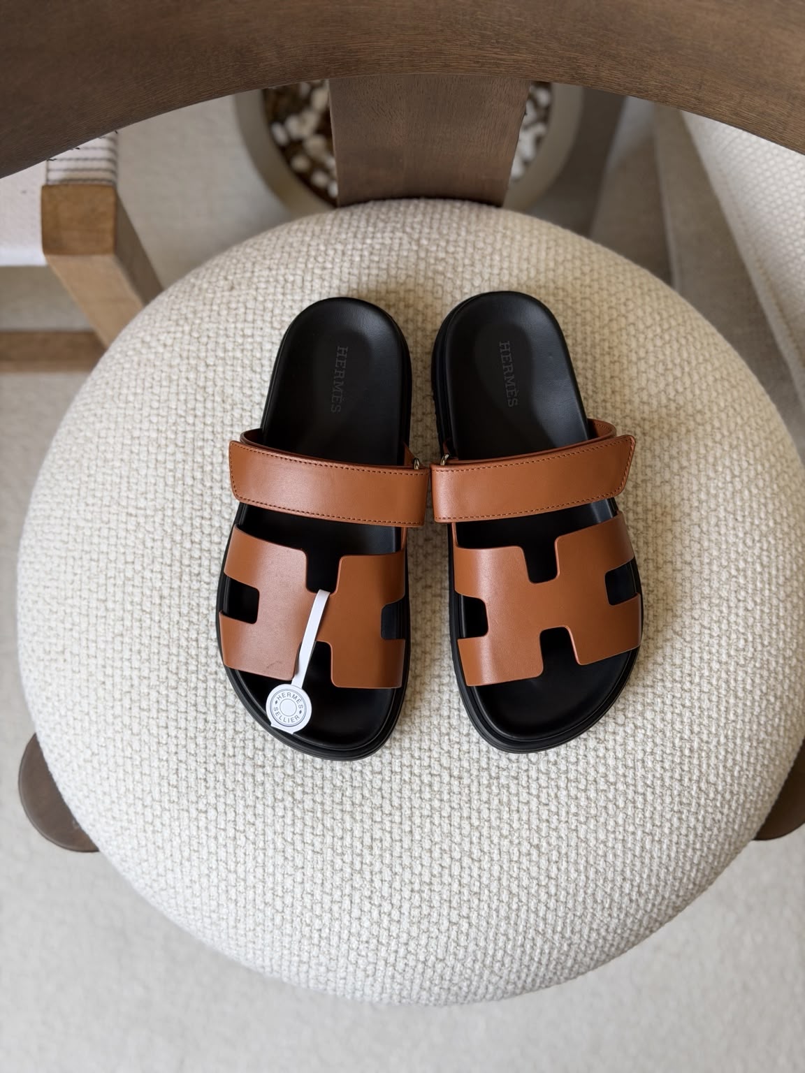 Hermès Chypre Suede Sandals