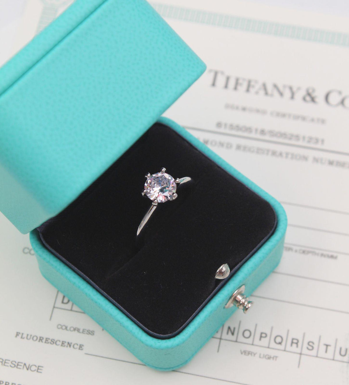 Tiffany & Co. Solitaire Diamond Engagement Ring