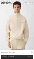 Jacquemus Quarter-Zip Sweatshirt