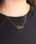 Dior Gold Logo necklace
