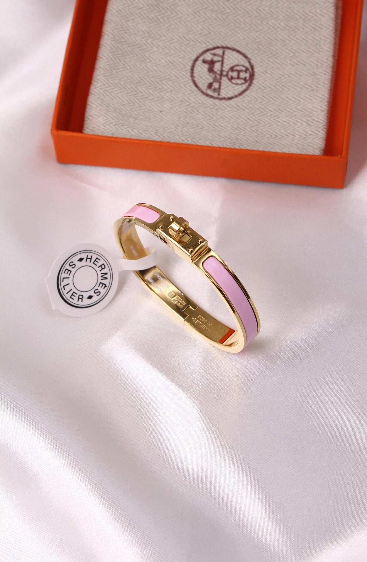 Hermes Brazalete Mini Clic Kelly (17cm)