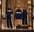 Saint Laurent Contrast Stripe Track Jacket and Pants Set