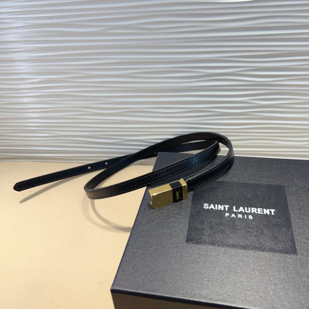 Saint Laurent Cassandre Thin Belt