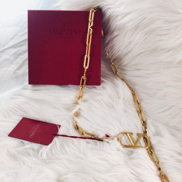 VALENTINO GARAVANI — VLogo Signature Chain Belt