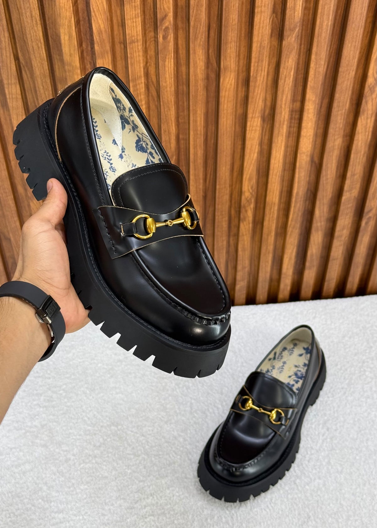 Gucci Horsebit Lug Sole Loafer