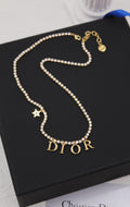 Gold Clover & Star Charm Necklace