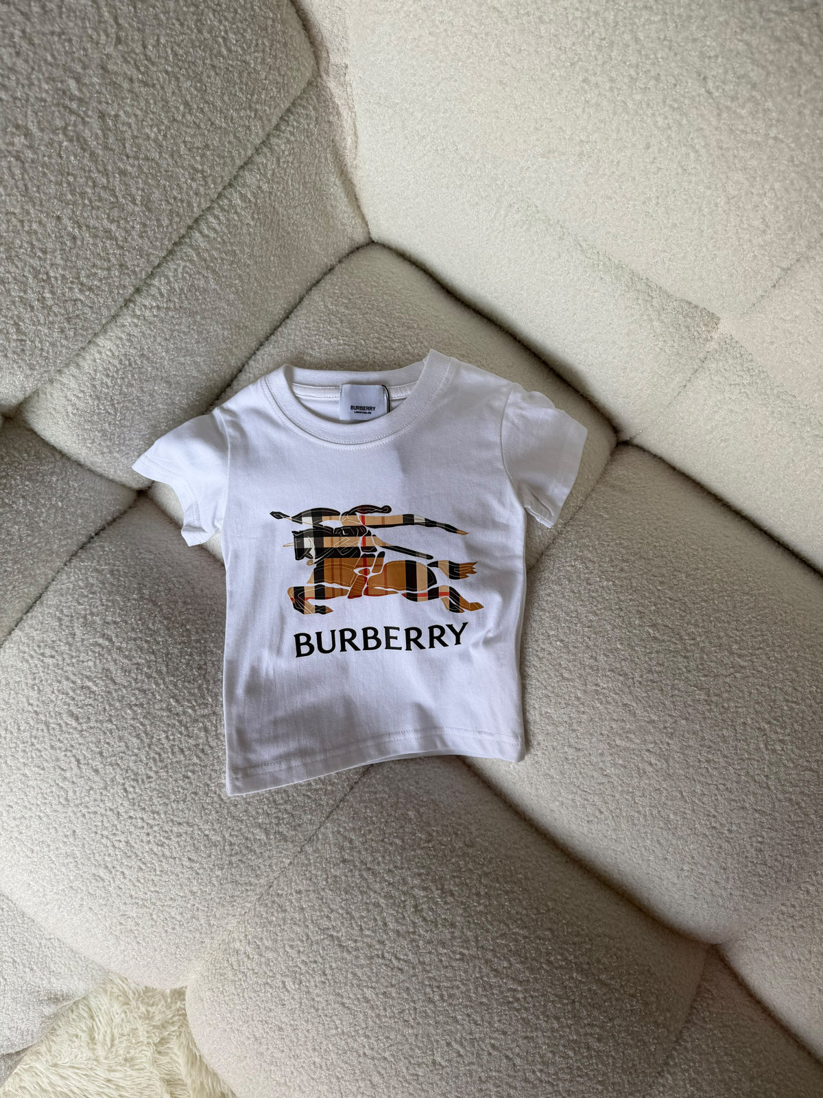 Burberry Kids Check Knight Tee
