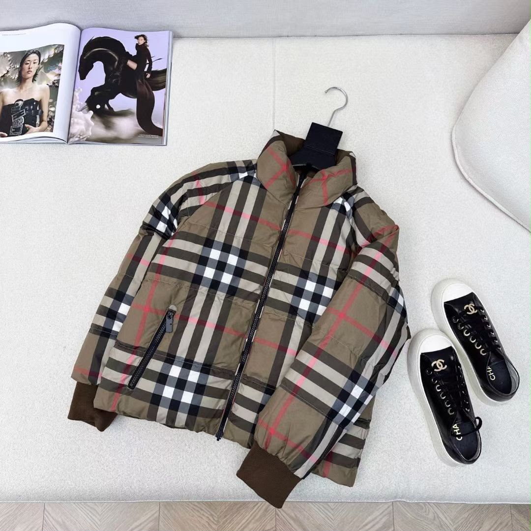 Burberry Reversible Check Puffer Jacket