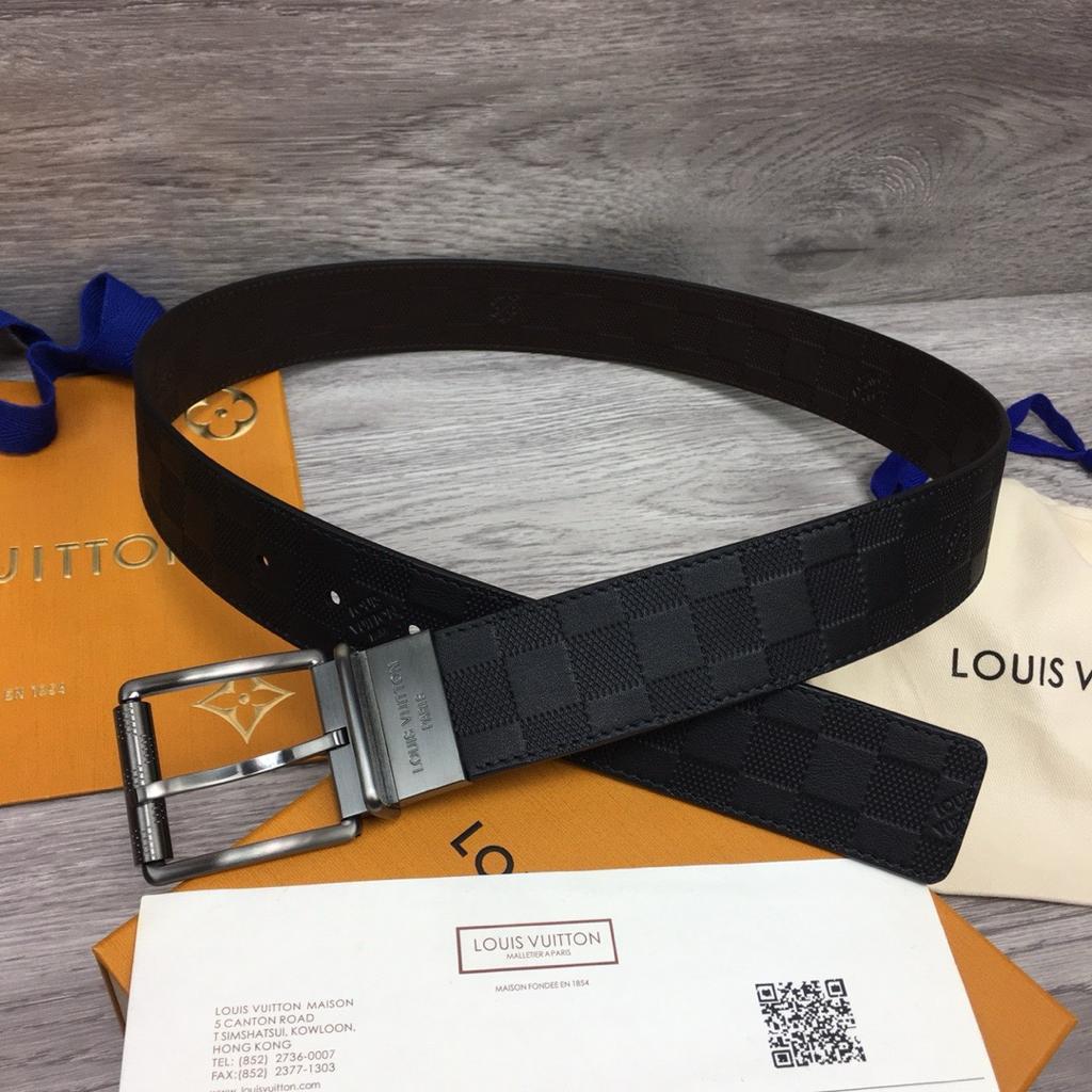 Louis Vuitton Damier Infini Reversible Leather Belt