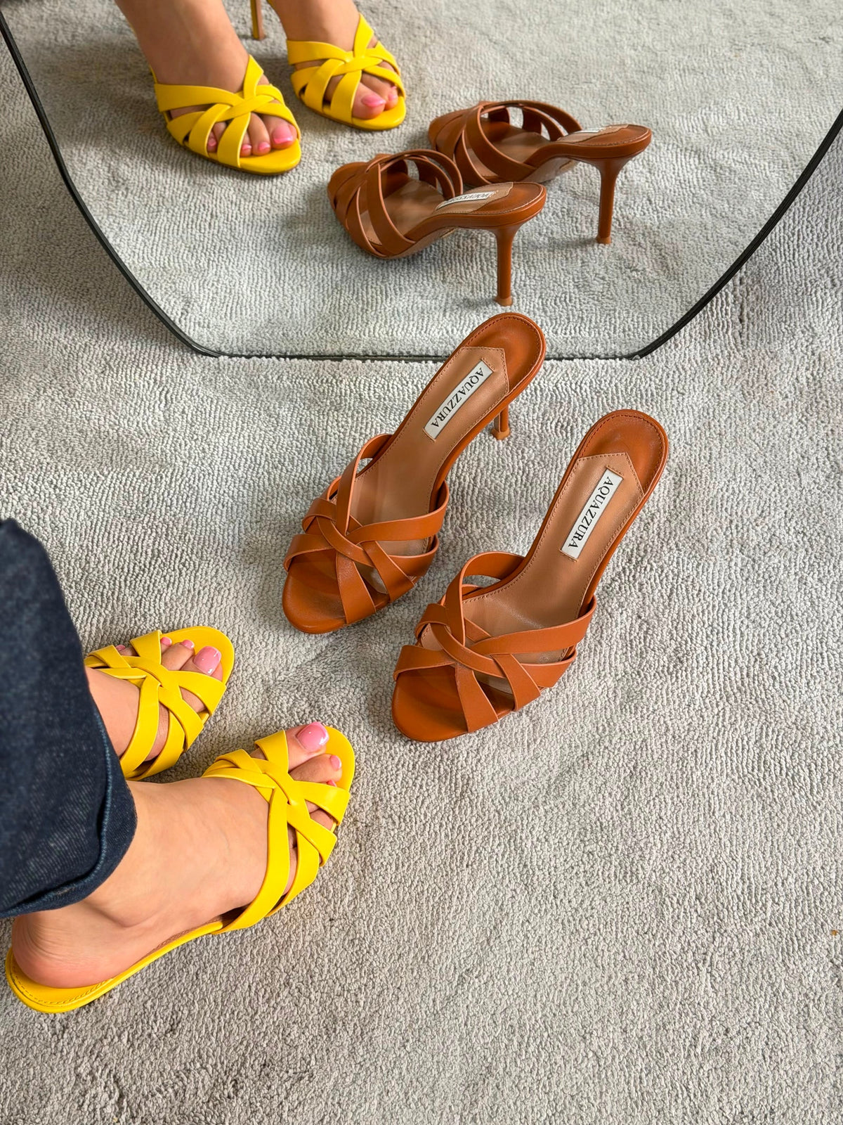 Aquazzura Tati 85 sandals