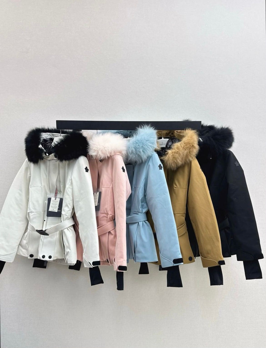 MONCLER Belted Hooded Jacket