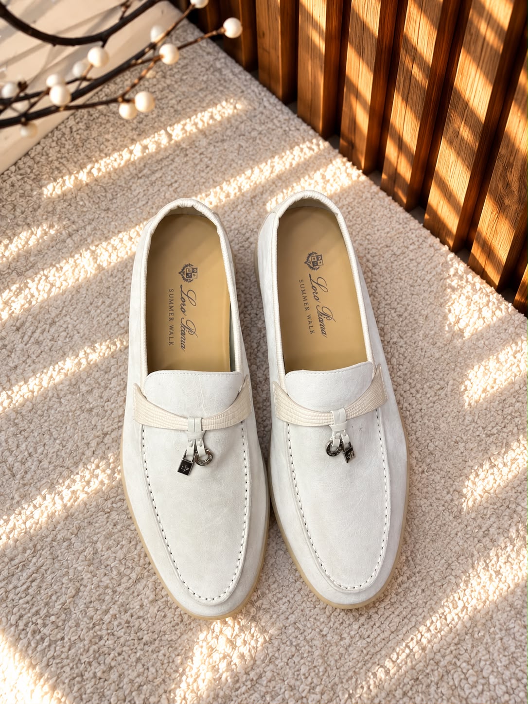 LORO PIANA Summer Charms Walk Loafers