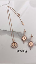 Messika Sunshine Diamond Pendant Necklace & Earrings Set