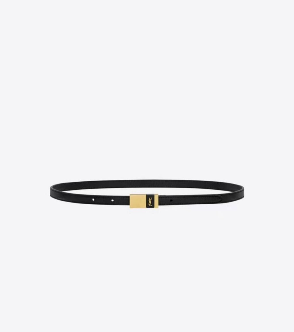 Saint Laurent Cassandre Thin Belt