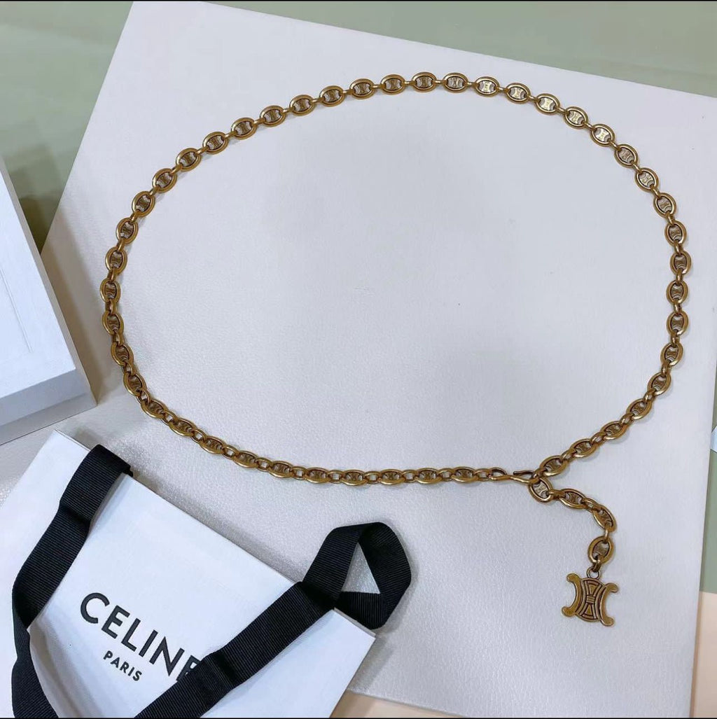 Celine Triomphe Chain Belt